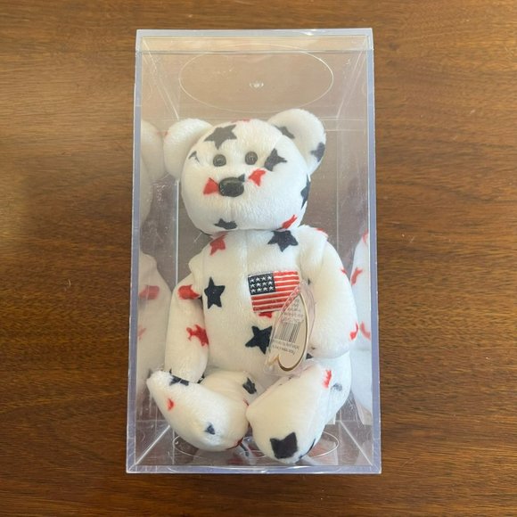 Ty Beanie Baby -  1998 Holiday Teddy the Bear - Style Number #04204 - Picture 3 of 10